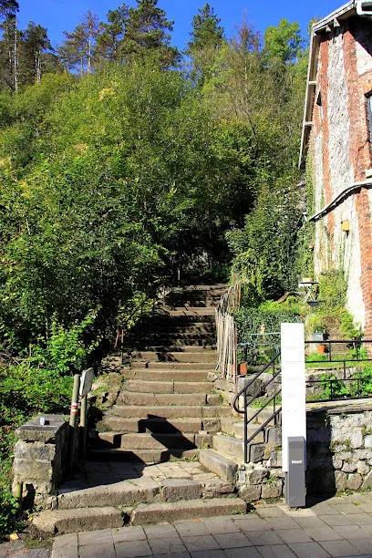 Image de Escalier menant au ruines de Crèvecoeur
